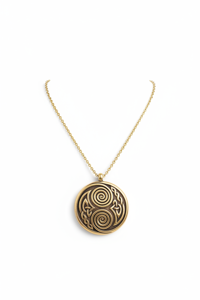 Bronze Circle Of Life Necklace