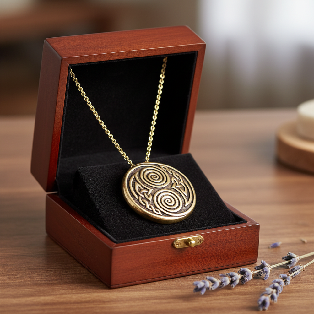 Bronze Circle Of Life Necklace