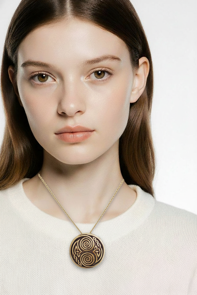 Bronze Circle Of Life Necklace