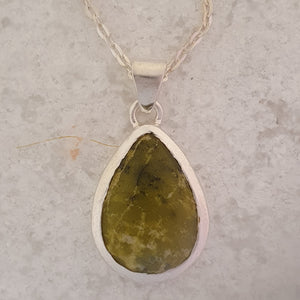 Tear Drop Connemara Pendant
