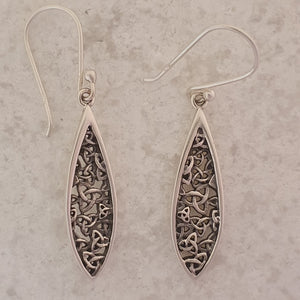 
            
                Load image into Gallery viewer, Long Irish Knot Earrings
            
        