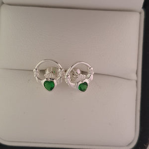 Claddagh Stud Earrings