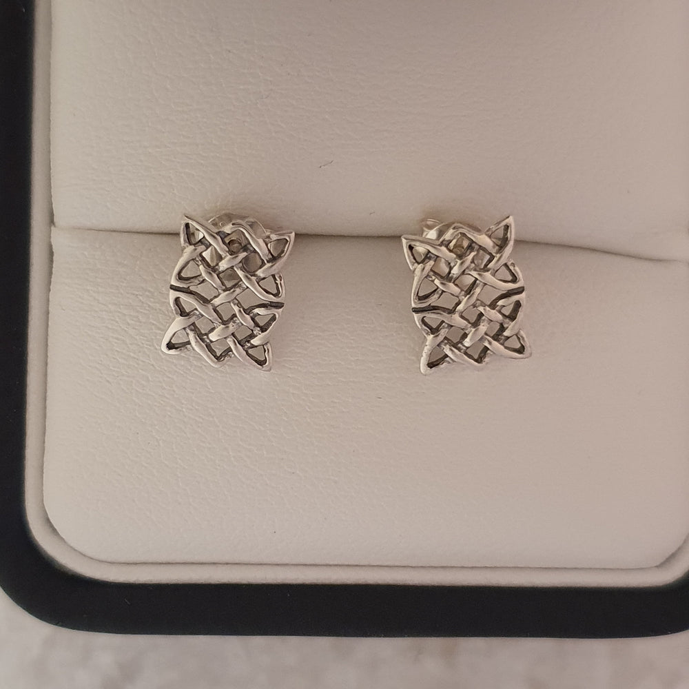 
            
                Load image into Gallery viewer, Celtic Knot Stud Earrings
            
        