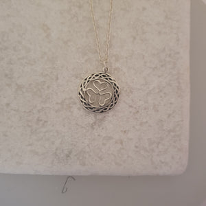 Shamrock Circle Pendant