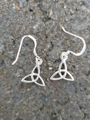 
            
                Load image into Gallery viewer, Small Sterling Silver Trinity Earrings
            
        
