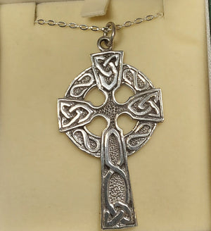 Celtic cross  pendant large