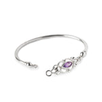 cletic bangle with amethyst