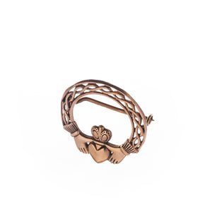 Bronze Claddagh Pin