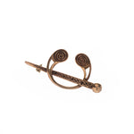 Bronze celtic pin