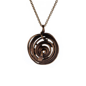 Circle Of Life Bronze Pendant