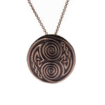 Bronze celtic necklace