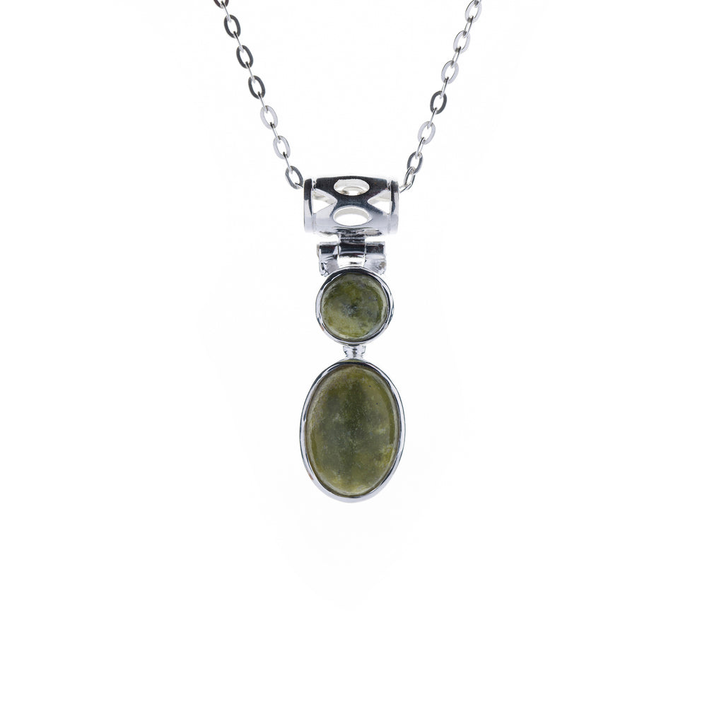 
            
                Load image into Gallery viewer, Connemara Pendant With Round &amp;amp; Oval Stones
            
        