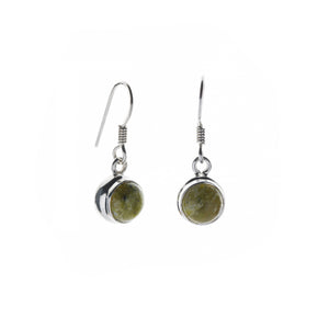 Connemara Silver Round Earrings