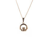 Gold Claddagh Necklace