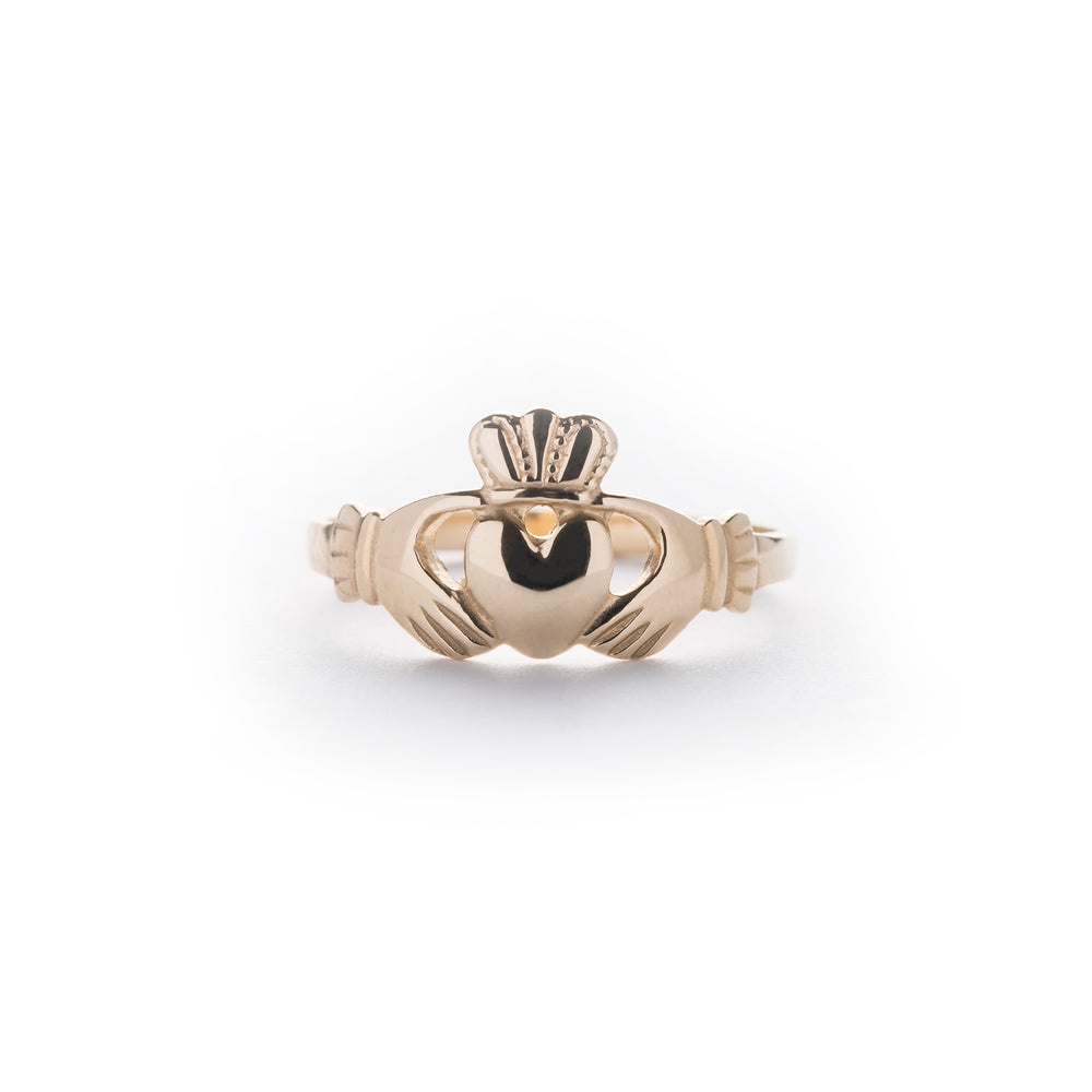 
            
                Load image into Gallery viewer, Gold Claddagh Ring
            
        