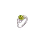 august birthstone ring