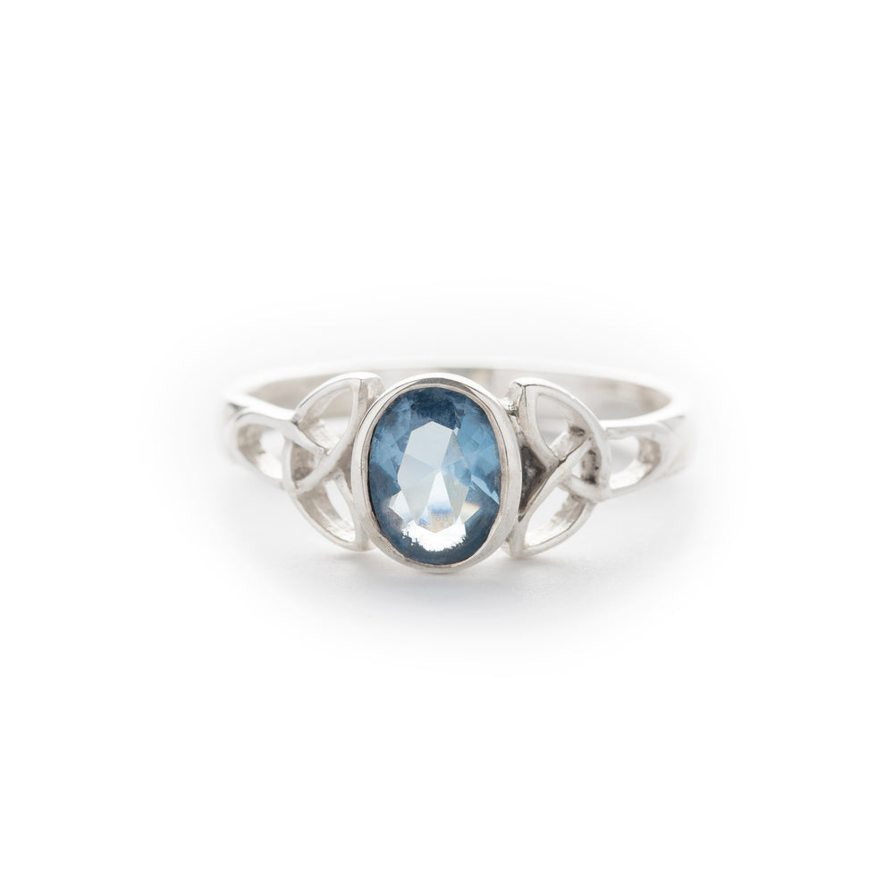 
            
                Load image into Gallery viewer, Irish Knot Blue Topaz
            
        
