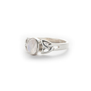 Irish Knot Moonstone Ring
