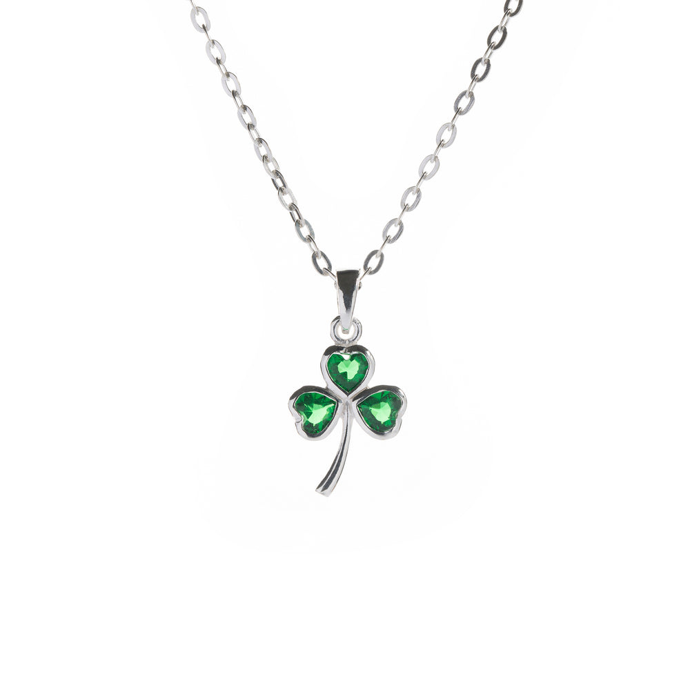 
            
                Load image into Gallery viewer, Shamrock With Green Crystal
            
        