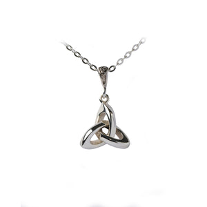 Three Dimensional Sterling Silver Trinity Pendant