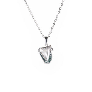 
            
                Load image into Gallery viewer, Sterling Silver Harp Pendant
            
        
