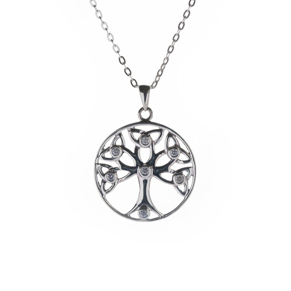 
            
                Load image into Gallery viewer, Sterling Silver Tree of Life Pendant
            
        