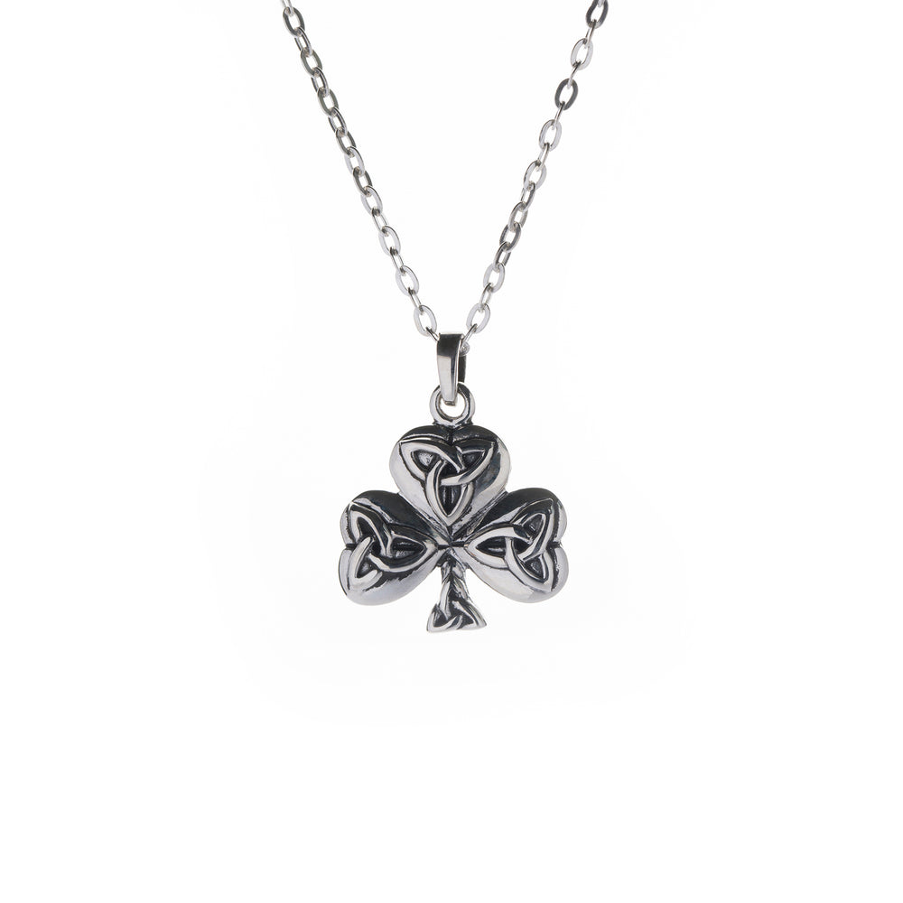 Sterling Silver Shamrock Pendant