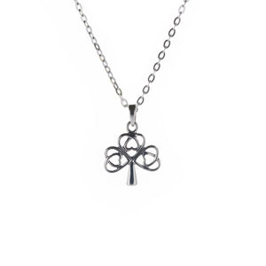 Sterling Silver Shamrock Pendant