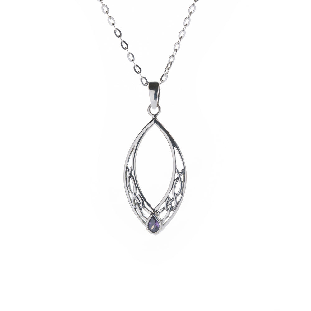 
            
                Load image into Gallery viewer, Celtic Pendant with Amethyst
            
        