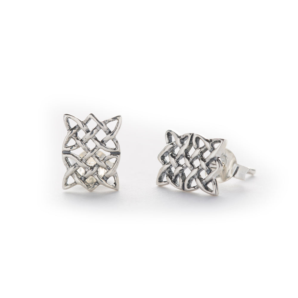 celtic knot stud earrings