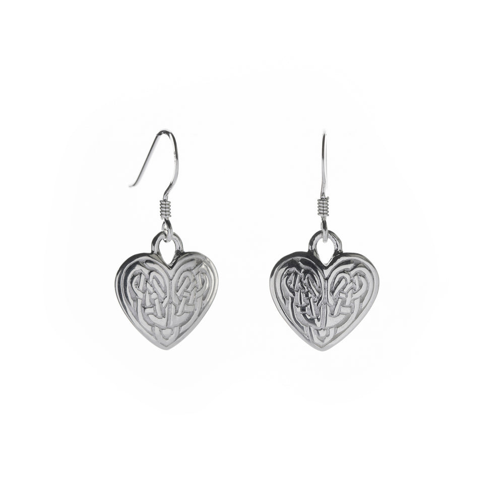 
            
                Load image into Gallery viewer, celtic knot heart earrings
            
        