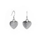 celtic knot heart earrings