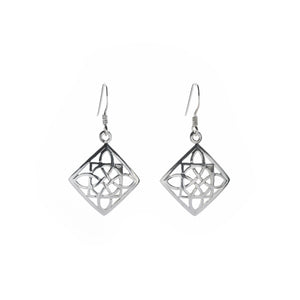 Celtic Square Knot Earrings