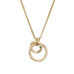 Gold ring of kerry necklace