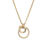 Gold ring of kerry necklace
