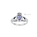birthstone claddagh
