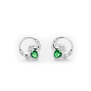 Claddagh Stud Earrings