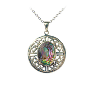 celtic pendant with shell